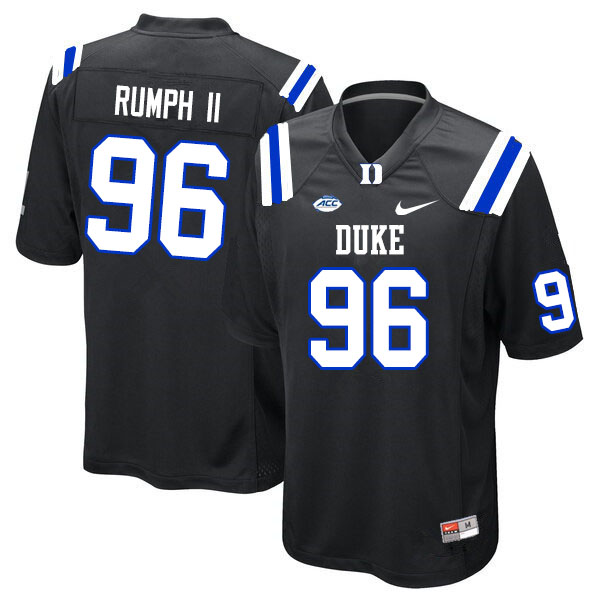 Men #96 Chris Rumph II Duke Blue Devils College Football Jerseys Sale-Black